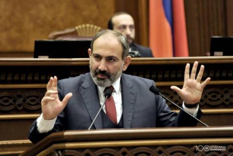 رئيس الوزراء الأرميني نيكول باشينيان يقول في البرلمان أن أي هجوم على أرمينيا هو هجوم على روسيا