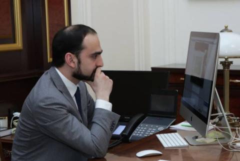 Авинян принял участие в заседании программы “Инновационные решения для реализации ЦУР в Армении”