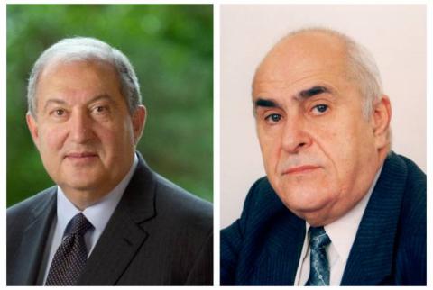 Армен Саргсян поздравил академика Эдварда Чубаряна с 85-летием