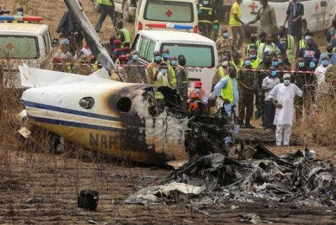 Nigeria's army chief and ten other officers killed in military plane crash