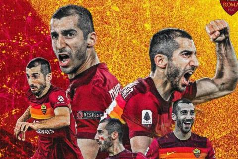 قائد منتخب أرمينيا لكرة القدم هنريك مخيتاريان يمدّد عقده مع ناديه روما لمدة عامين
