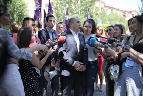‘We will do everything so that national consent, unity win’–Bright Armenia party president says during election campaign