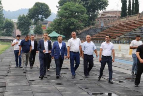 Մարզային ենթակառուցվածքների զարգացումը՝ ուշադրության կենտրոնում. Կարեն Գիլոյանն այցելել է Սյունիքի մարզ