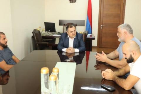 Կարեն Գիլոյանն ընդունել է MMA-ի մարզիկ Վարշամ Գևորգյանին