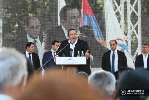 Царукян в Шираке рассказал о важности армяно-российских отношений