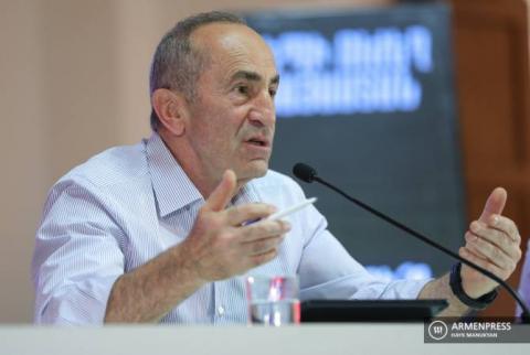Kocharyan meets with Vardenis town residents during “Armenia” alliance’s election campaign in Gegharkunik province