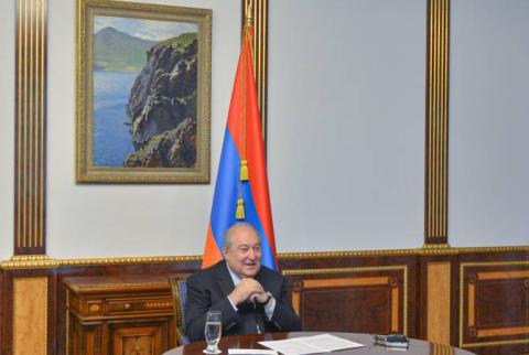 Արմեն Սարգսյանն առցանց մասնակցել է Կատարի միջազգային տնտեսական ֆորումին