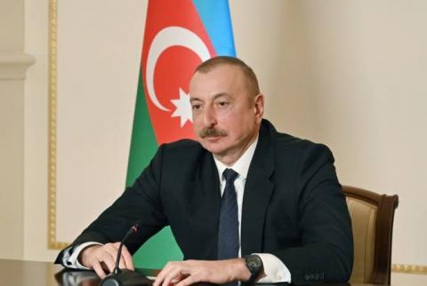 Ալիևը խոսել է Ադրբեջանի և Հայաստանի միջև խաղաղության պայմանագիր կնքելու հեռանկարի մասին