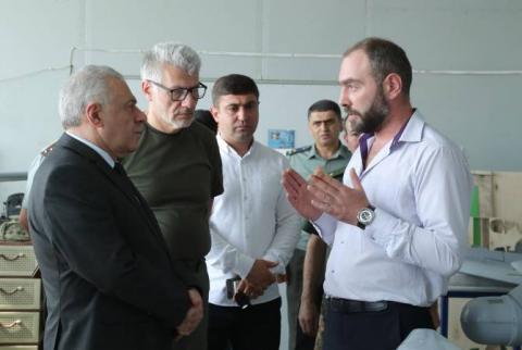 Armenian Defense Minister visits military-industrial companies