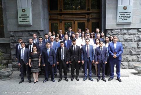 Արթուր Դավթյանը մասնակցել է ապագա դատախազներին դիպլոմների հանձնման արարողությանը 