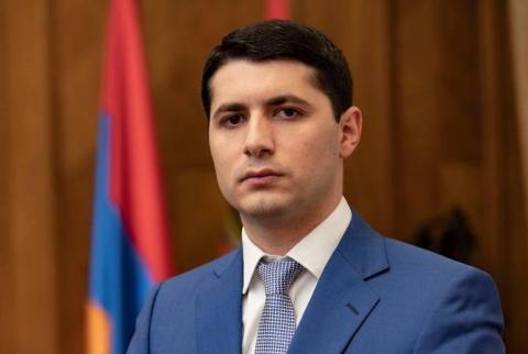 Argishti Kyaramyan sera nommé  président du comité d'enquête: une question à l'ordre du jour de la réunion du gouverneme