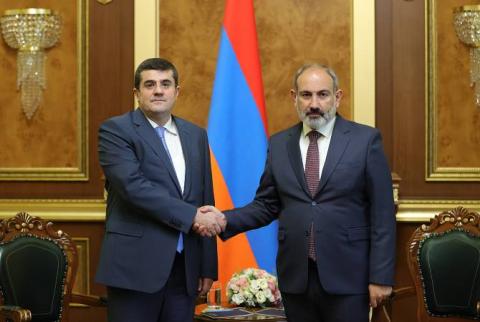 Message de félicitations du Président de la République d'Artsakh Arayik Harutyunyan à Nikol Pashinyan