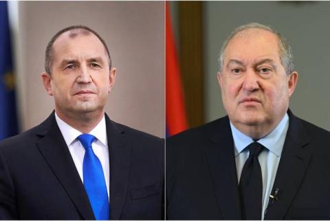 Le Président Armen Sarkissian a eu une conversation téléphonique avec le Président de la Bulgarie Rumen Radev
