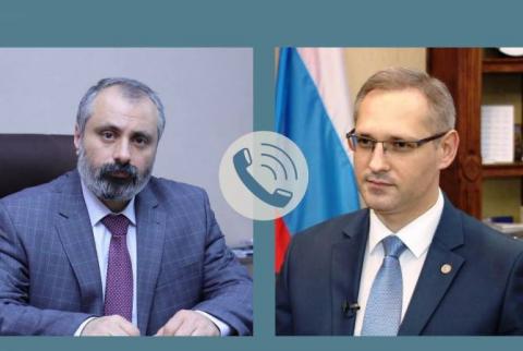 Главы МИД Арцаха и Приднестровья обсудили сотрудничество между двумя странами