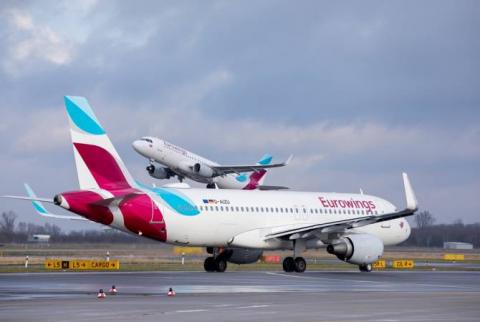 Eurowings-ն առաջին անգամ չվերթեր կիրականացնի դեպի Հայաստան