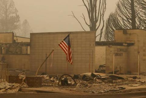 Пожар на севере Калифорнии охватил площадь более 202 тыс. га