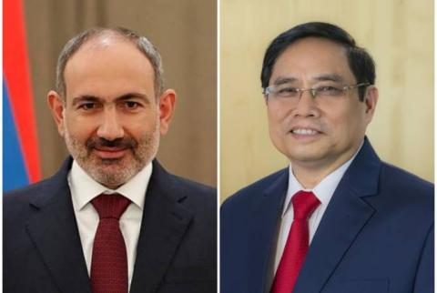 Le Premier ministre du Vietnam a adressé un message de félicitations à Nikol Pashinyan pour sa nomination  