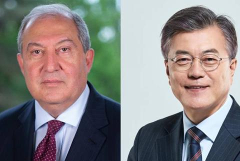Հայաստանը պատրաստակամ է Կորեայի հետ համագործակցությունը խորացնել. Արմեն Սարգսյանը շնորհավորել է Կորեայի նախագահին