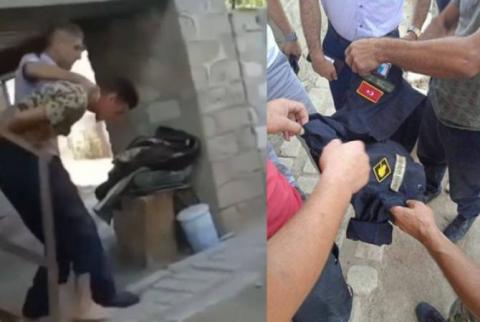 قوات آرتساخ تعتقل جندي من قوات العدو الأذري توغل إلى شقة في مارتاكيرت-توجيه تهم التهديد بقتل الأطفال والتجسس له-  