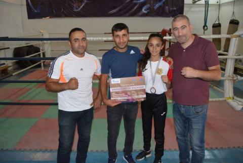Воспитанник Мартунинской спортивной школы вернулся с чемпионата Европы по боксу с бронзовой медалью