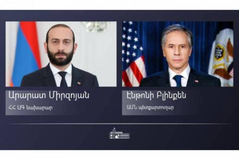 Blinken reaffirms commitment for supporting a comprehensive and sustainable settlement of Nagorno-Karabakh conflict
