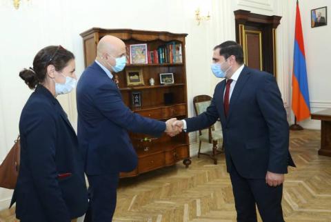 Вице-премьер Сурен Папикян принял регионального директора ЕБРР Катарину Бьорлин Хансен