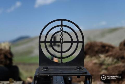 العدو الأذري يفتح النار على المواقع الأرمنية واتجاه المساكن السلمية بمنطقة مارتوني في آرتساخ