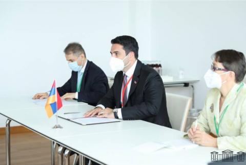 Heads of Armenian, Georgian parliaments meet in the sidelines of 5th World Conference of Speakers of Parliaments