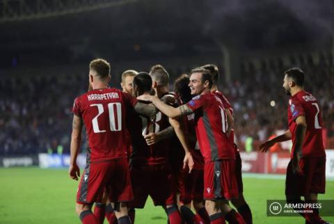 L'équipe nationale arménienne de football n'a pas battu le Liechtenstein à Erevan