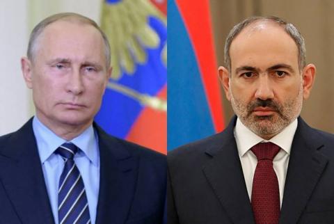 Nikol Paşinyan'dan Yevgeniy Ziniçev için Vladimir Putin'e taziye mesajı