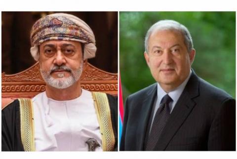 Sultan of Oman sends Independence Day greetings to President Armen Sarkissian 