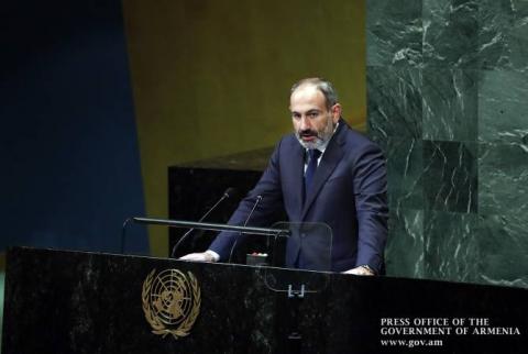 Ermenistan Başbakanı Nikol Paşinyan'ın 76. BM Genel Kurulu'ndaki konuşması