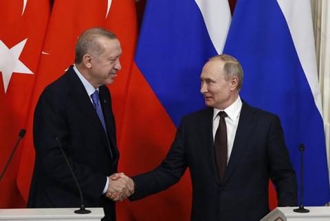 Кремль распространил заявление по поводу встречи Путин-Эрдоган