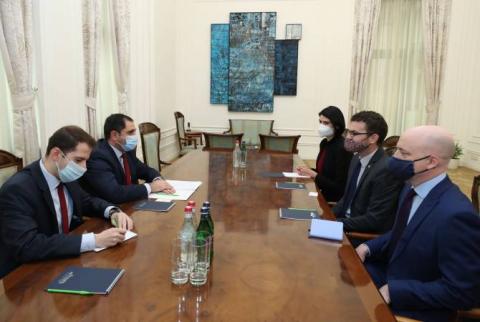 OSCE Minsk Group is the platform for solving NK conflict: Armenian Deputy PM, UK Ambassador hold meeting