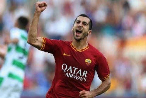 قائد منتخب أرمينيا هنريك مخيتاريان يحرز هدف ويصنع آخر بمبارة ناديه روما ضد إمبولي بالكالتشيو-روما2 إمبولي0-