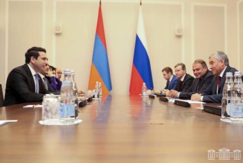 Ռուսաստանին եւ Հայաստանին համաձայնություն Է անհրաժեշտ ընդհանուր հարցերի շուրջ միջազգային հարթակներում. Վոլոդին