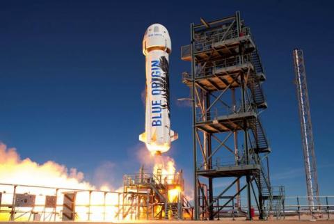 Корабль New Shepard компании Blue Origin совершил второй пилотируемый полет