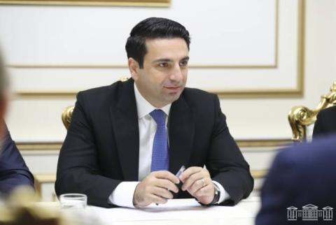 Alen Simonyan a reçu les représentants des organisations partenaires du programme Renforcement des processus électoraux