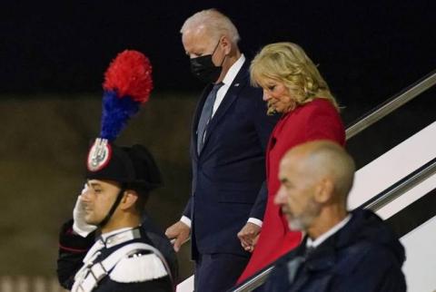 Biden arrives in Rome for G20 summit