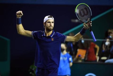 Rusyalı Ermeni tenisiçi Karen Khaçanov'dan Paris Masters'a iyi bir başlangıç