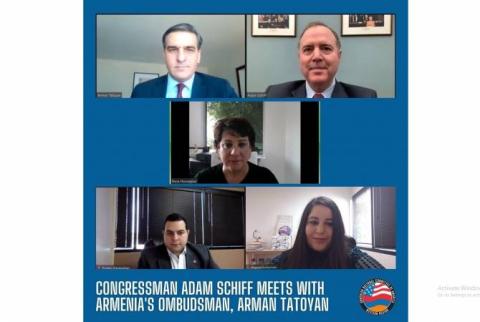 Ombudsman presents Armenian POW situation to US Congressman