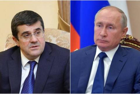 President of Artsakh sends condolence letter to Russia’s Putin