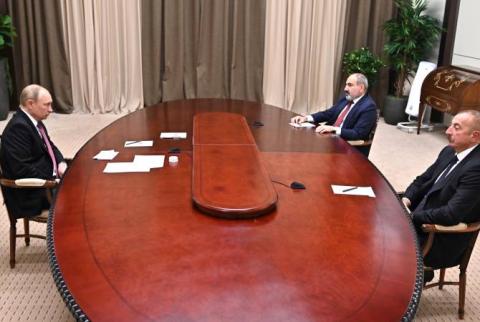 Vladimir Poutine se félicite de la volonté de Pashinyan et Aliyev de se rencontrer à Bruxelles