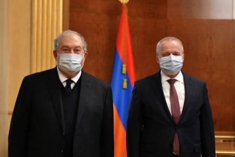 Armenian President, Russian Ambassador discuss regional security