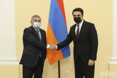 Alen Simonyan a rencontré le président par intérim du CJS et les membres du conseil