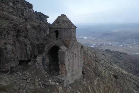 Van'daki 400 yıllık Ermeni kilisesi define avcıları tarafından tahrip edildi