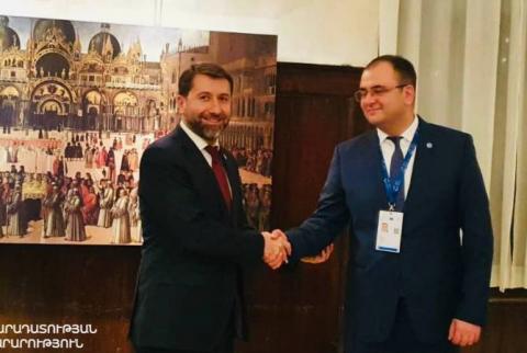 Le ministre géorgien de la justice accepte l'invitation de son homologue arménien à se rendre à Erevan