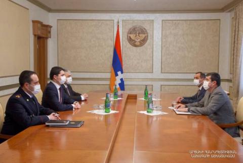 President of Artsakh receives Armenia’s Investigative Committee Chairman