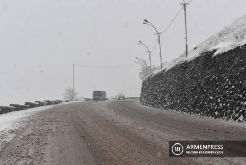 Եղանակային պայմանները ՀՀ ավտոճանապարհներին