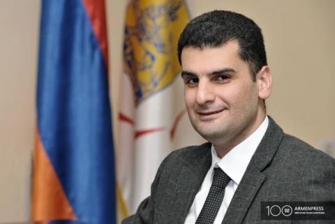 Hrachya Sarkisian élu nouveau maire d'Erevan